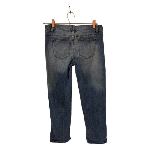 Apt. 9 Boyfriend Denim Jeans Distressed Modern Size 2 Inseam 26” Medium Wash - Picture 6 of 11